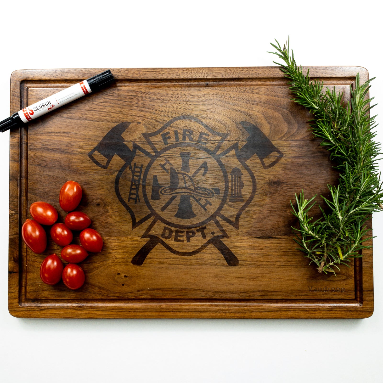 Burning a Wood Cutting Board with the Scorch Marker Pro