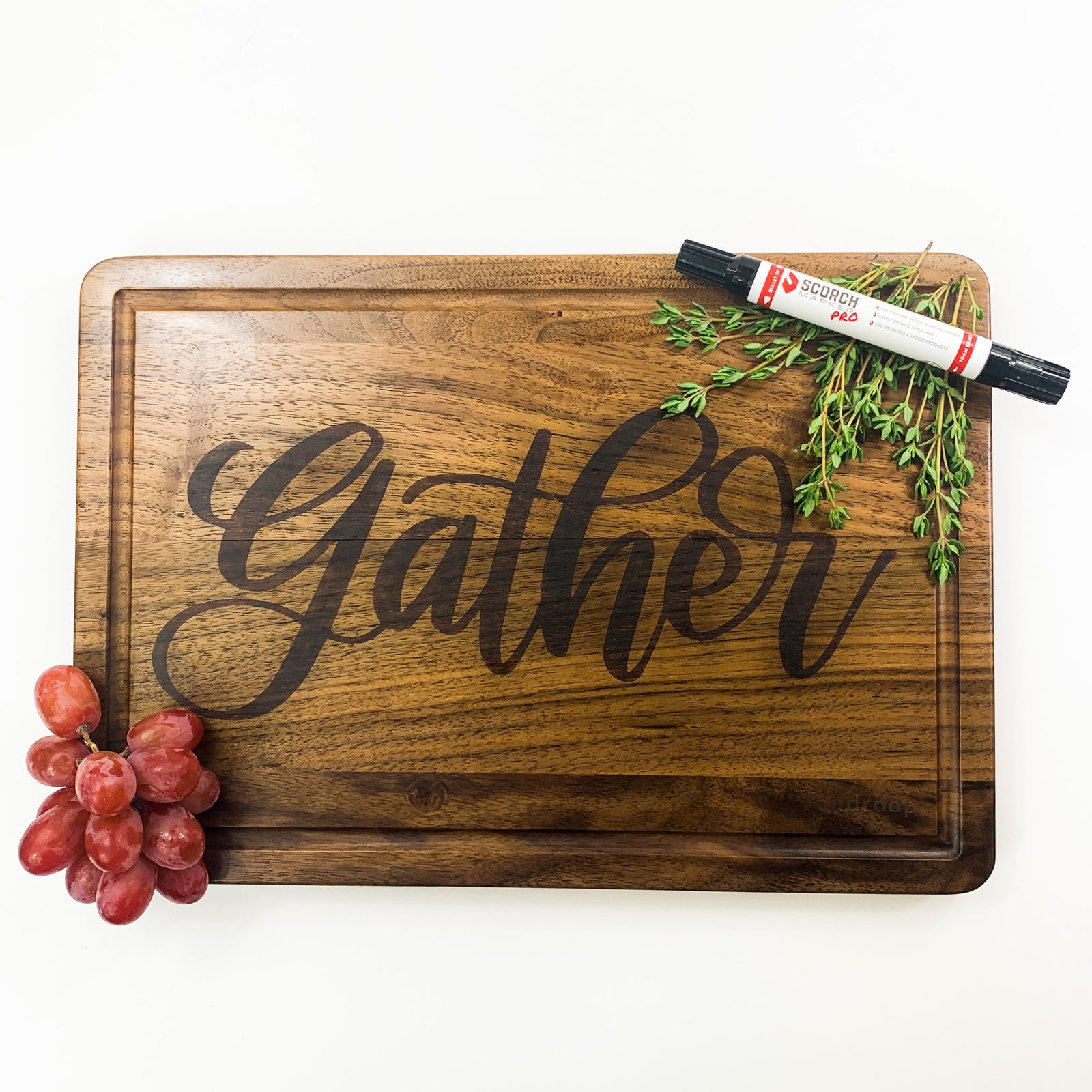 Wood Burn Your Own Holiday Cutting Board