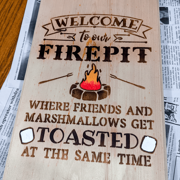 Can you Burn Painted Wood with the Scorch Marker?