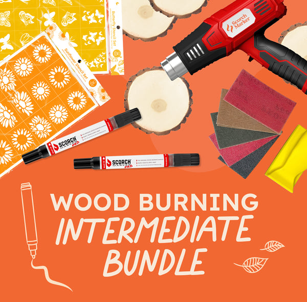Scorch Marker Intermediate Bundle - Wood Burning Crafting Kit