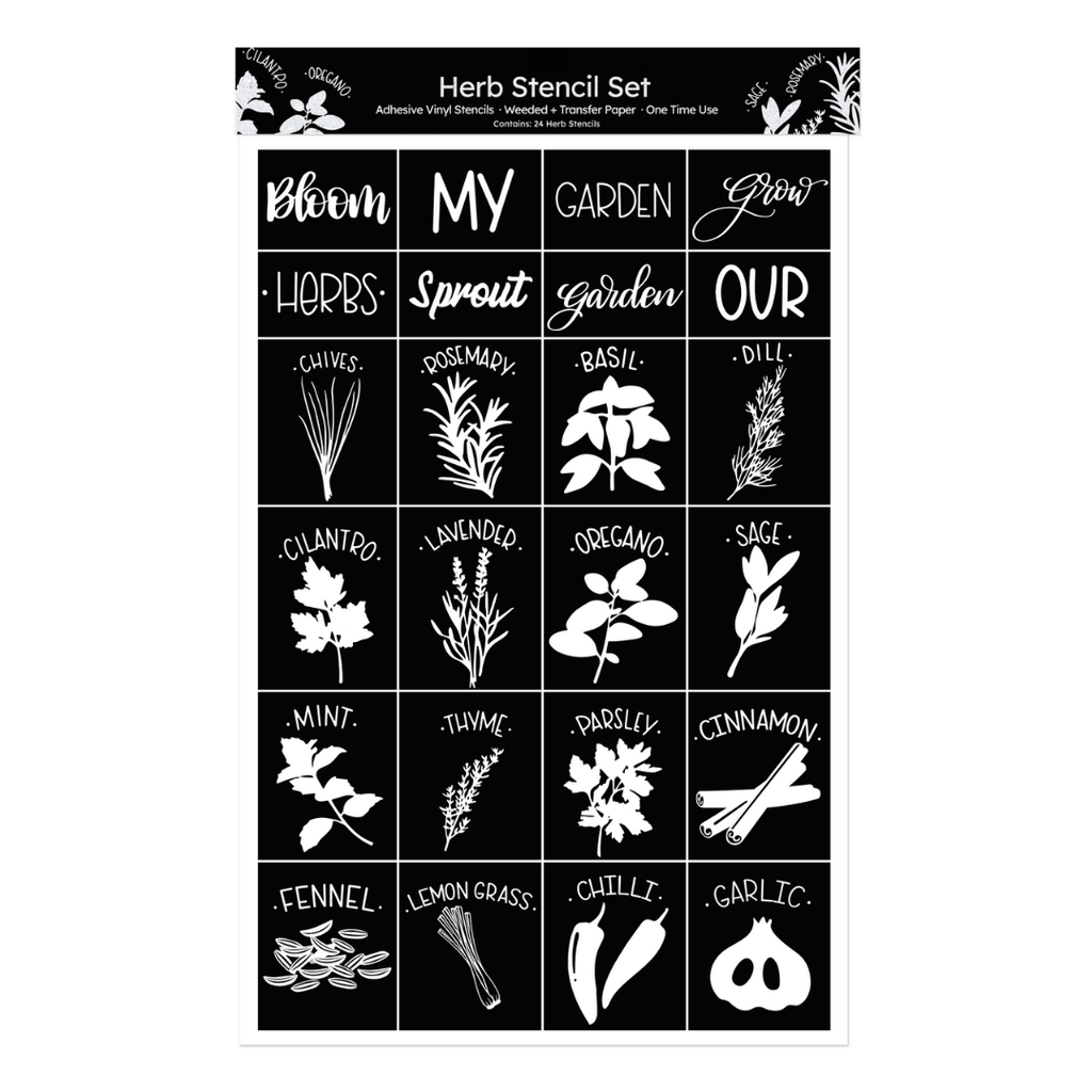 Herb Stencil Pack