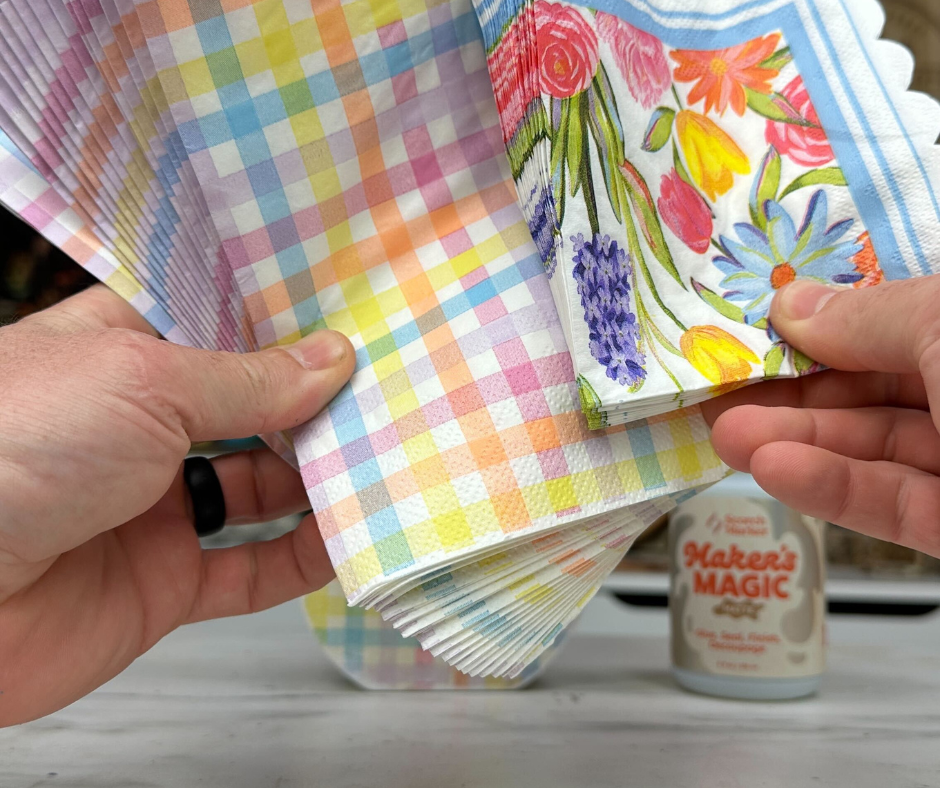 How to Decoupage with Napkins: A Beginner's Guide - Scorch Marker