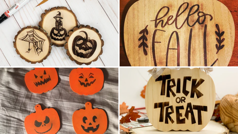 fall-crafts-with-wooden-pumpkins-easy-fall-crafts-scorch-marker