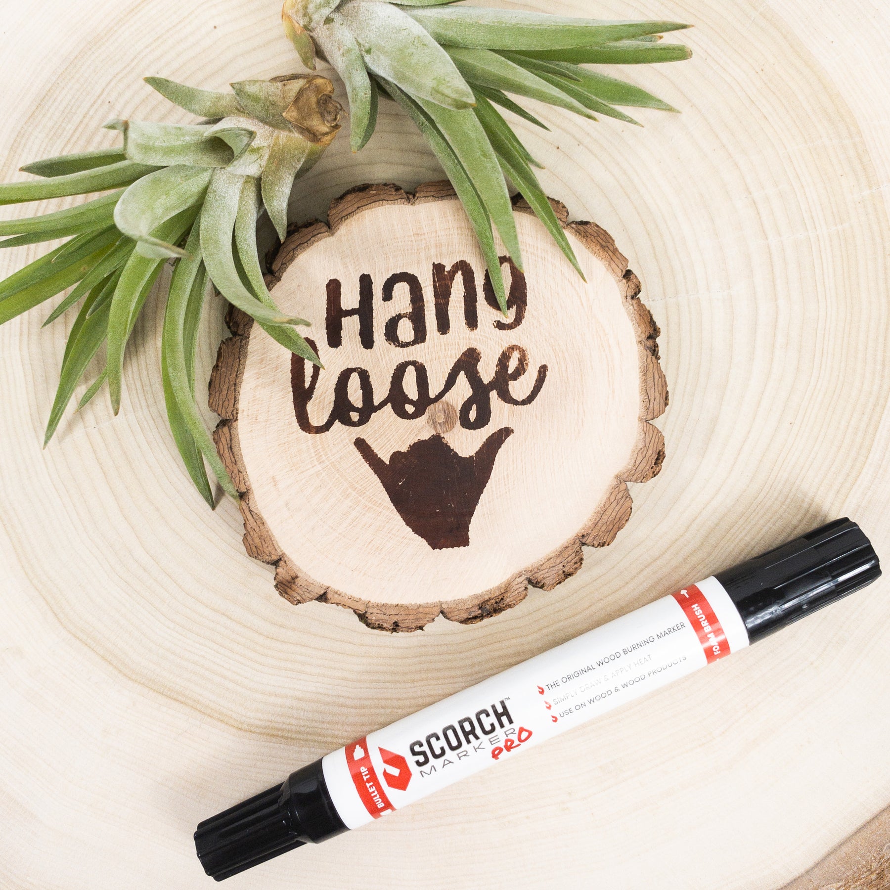 5 Fun Projects with the Scorch Marker and a Wood Slice