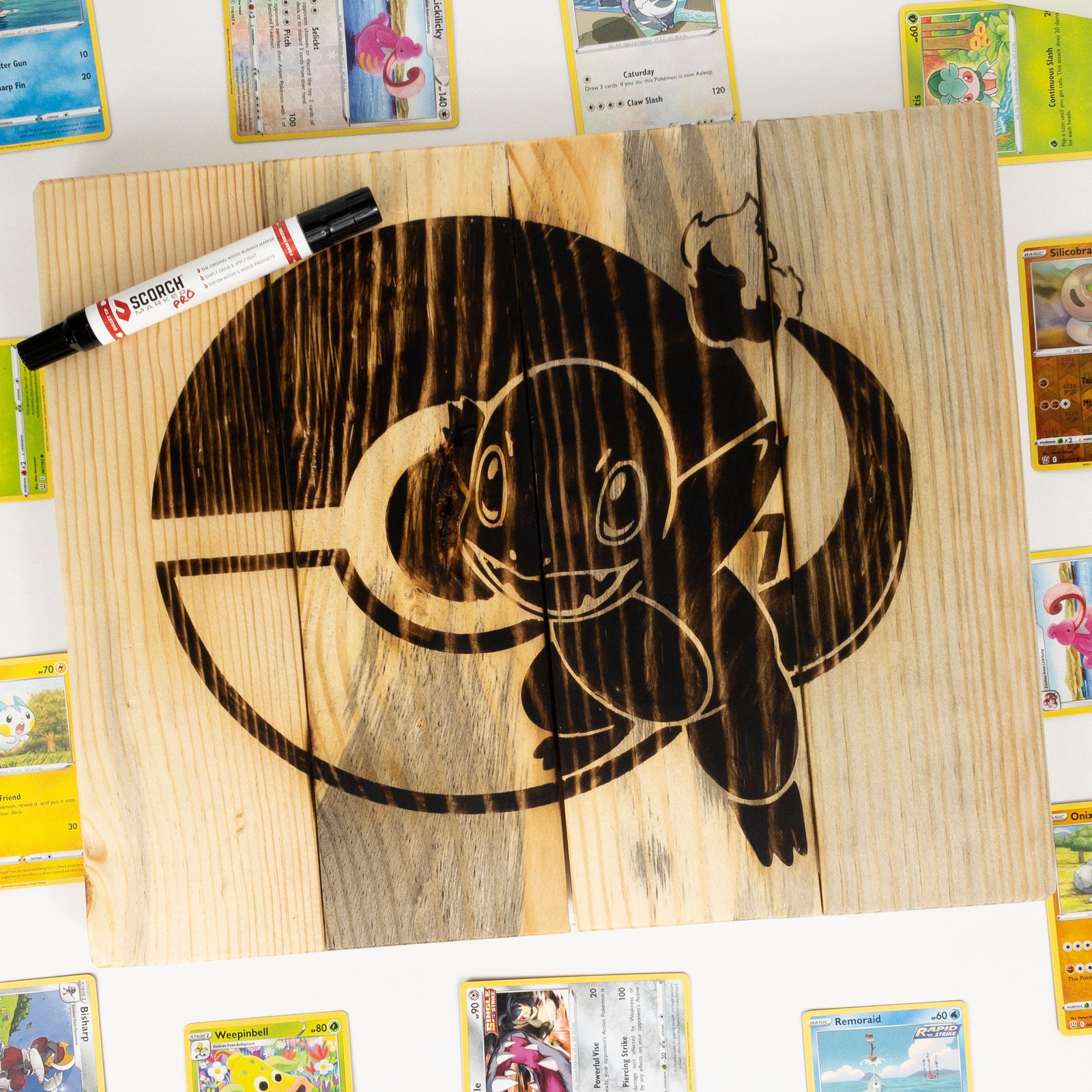 DIY Wood Burning Stencil Craft #TigerStrypesBlog