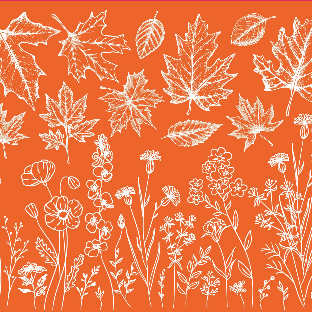 Wildflowers & Leaves Cutting Board Kit