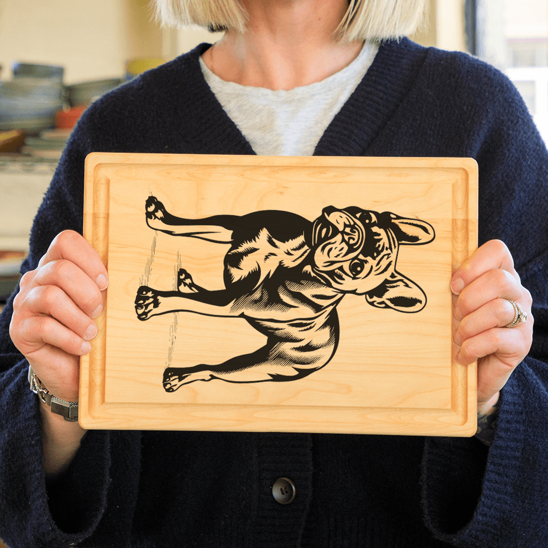 French Bulldog Mesh Stencil - Reusable & Adhesive (8.5x11")