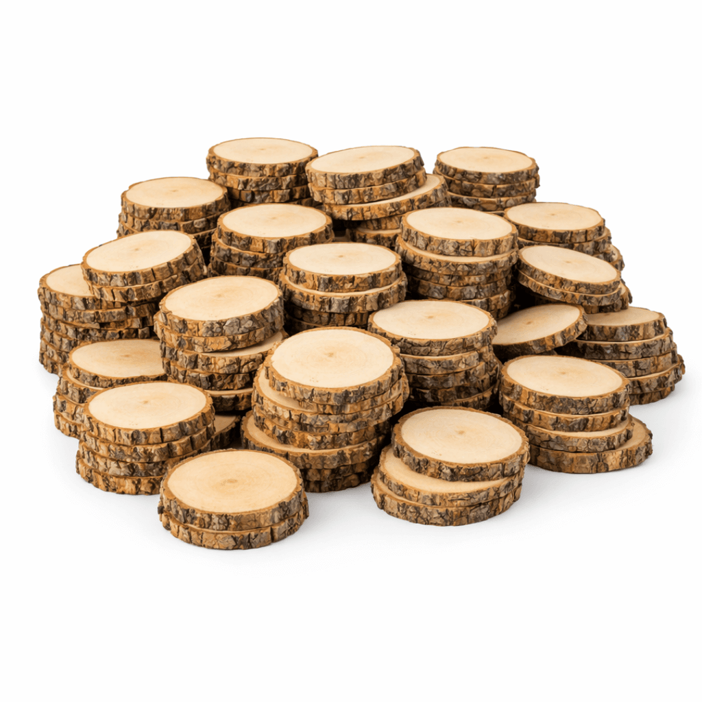 Premium Wood Slices 75 pack