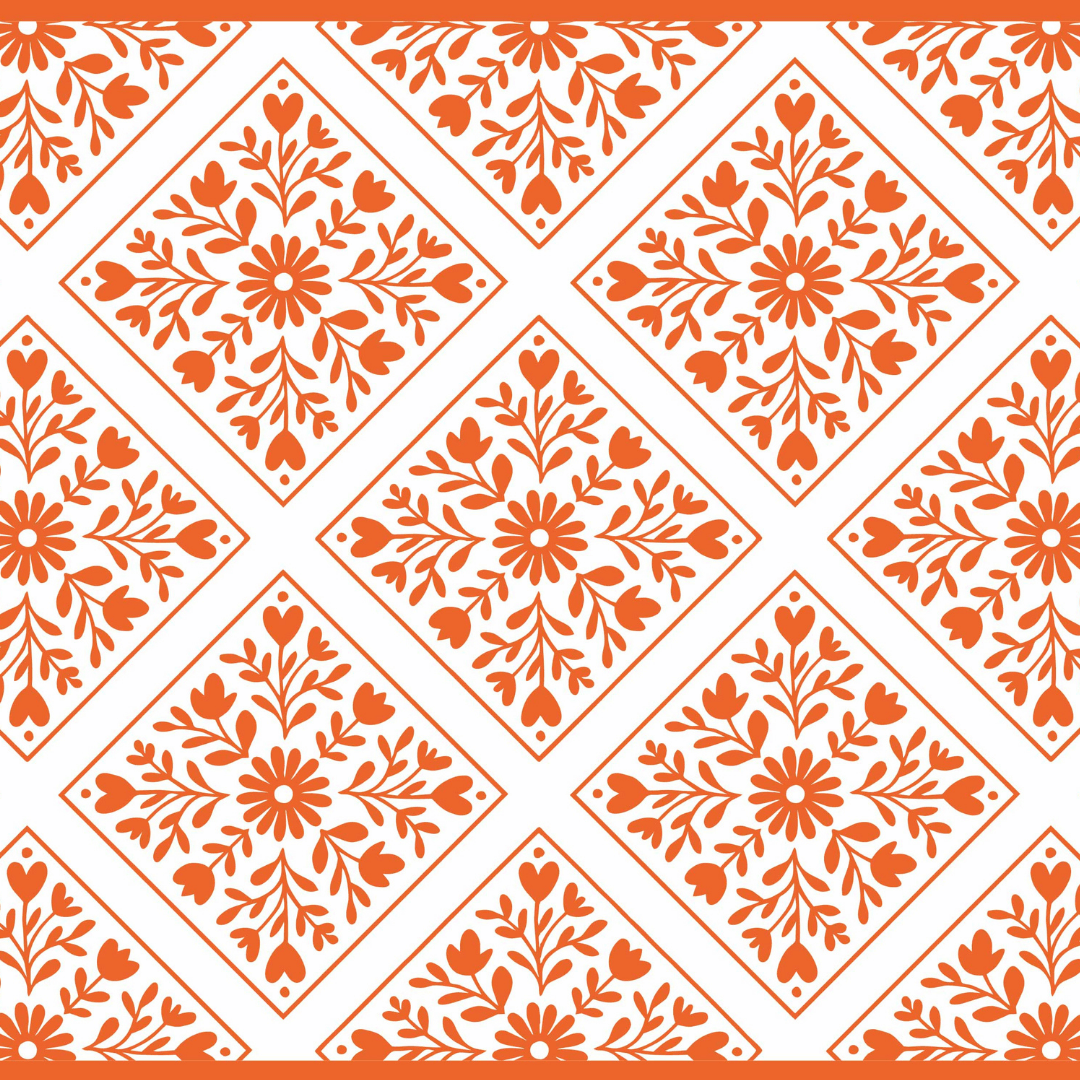 Heirloom Garden Mesh Stencil - Reusable & Adhesive (8.5x11")