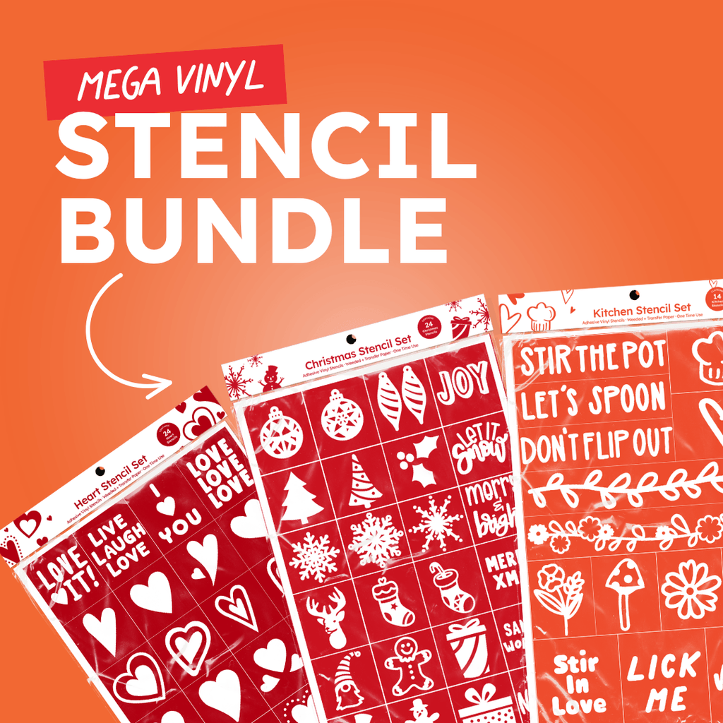 MEGA Vinyl Stencil Bundle - 3 Pack
