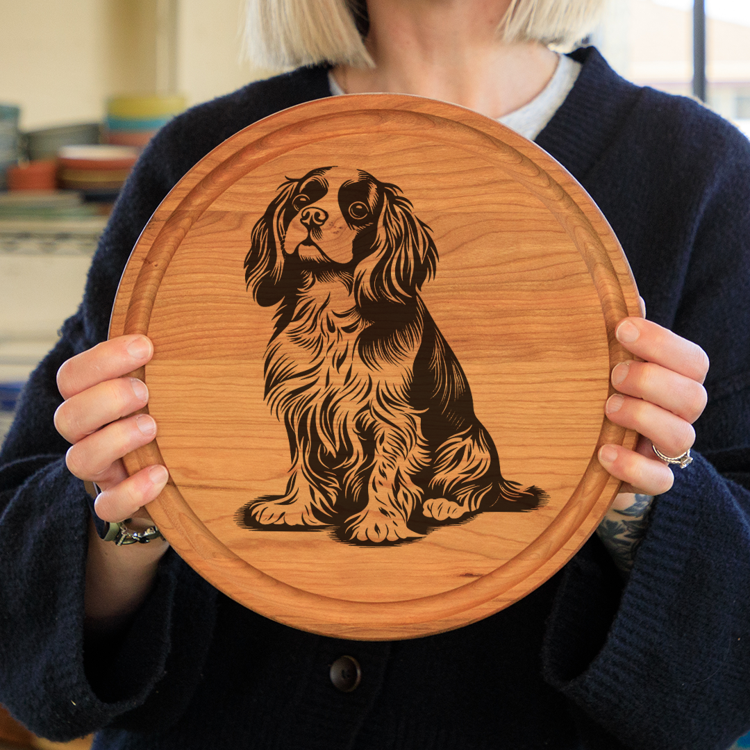 Cavalier King Charles Cutting Board Kit
