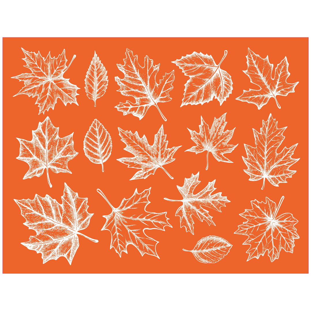 Fall Leaves Cutting Board Kit