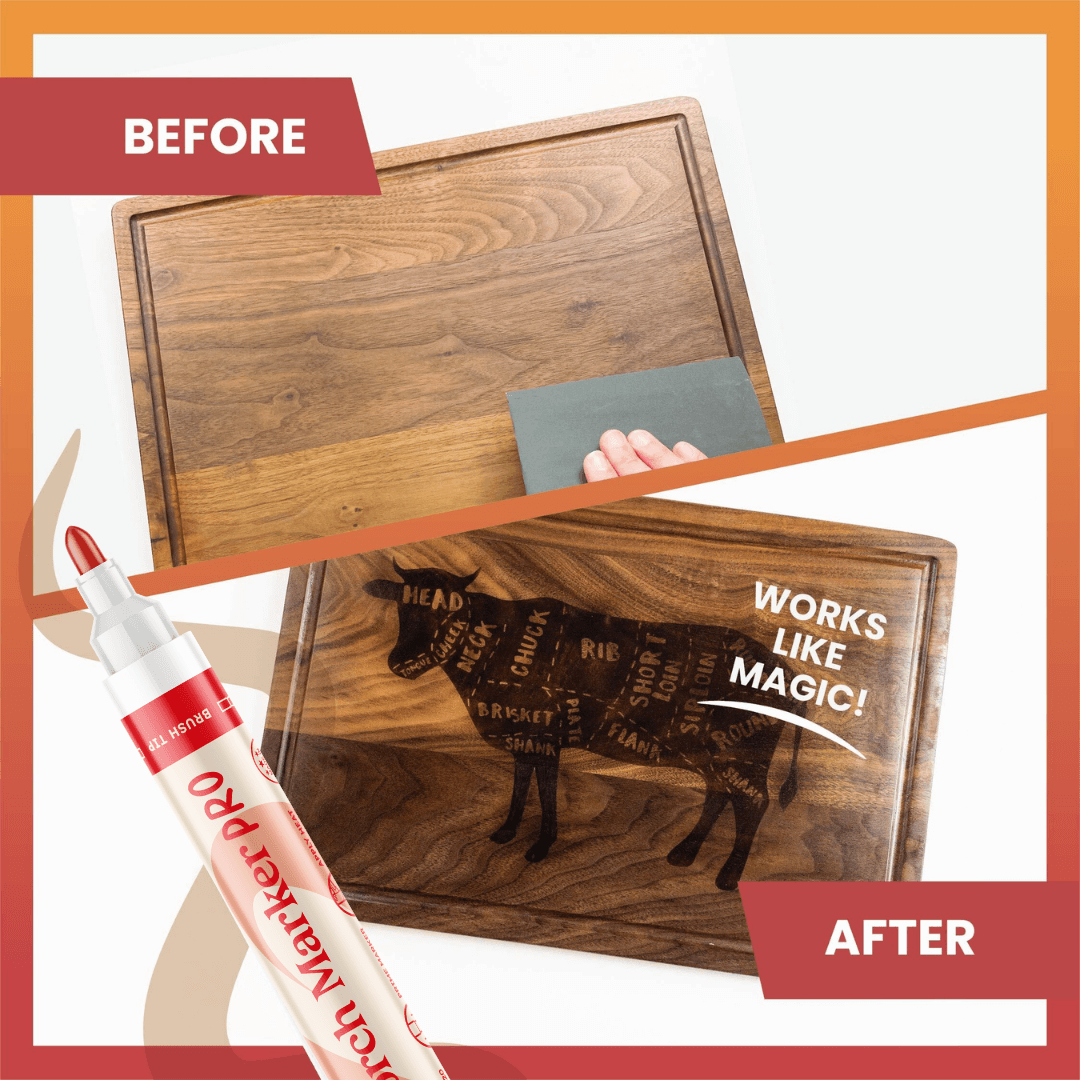 Wood Burn Paste Pen Kit, Wood Burning Kit, 4OZ Wooden Burning Gel, Double Sided Wood Burn Marker Kit For DIY Beautiful Wooden Burning In Minutes - View #7