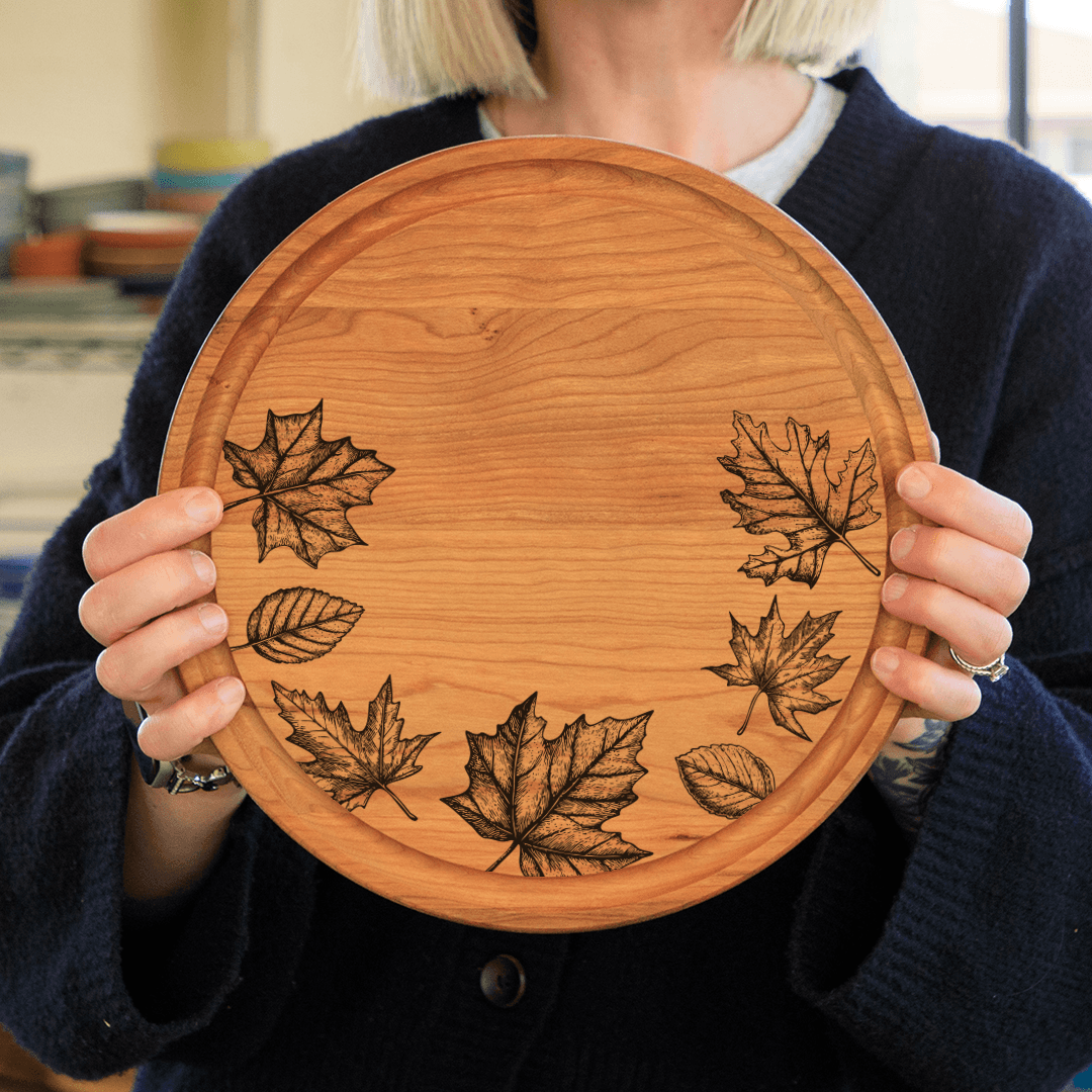 Fall Leaves Mesh Stencil - Reusable & Adhesive (8.5x11")