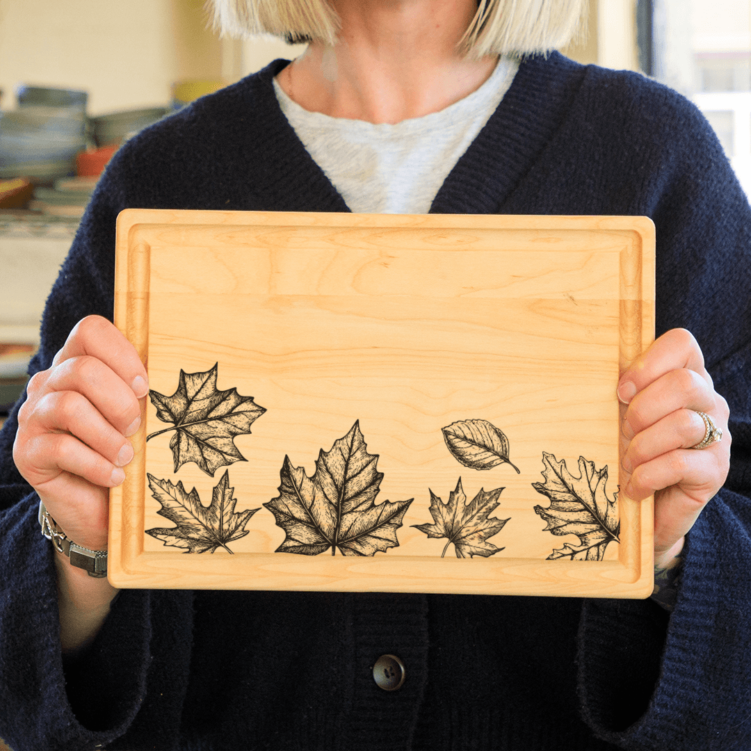 Fall Leaves Mesh Stencil - Reusable & Adhesive (8.5x11")