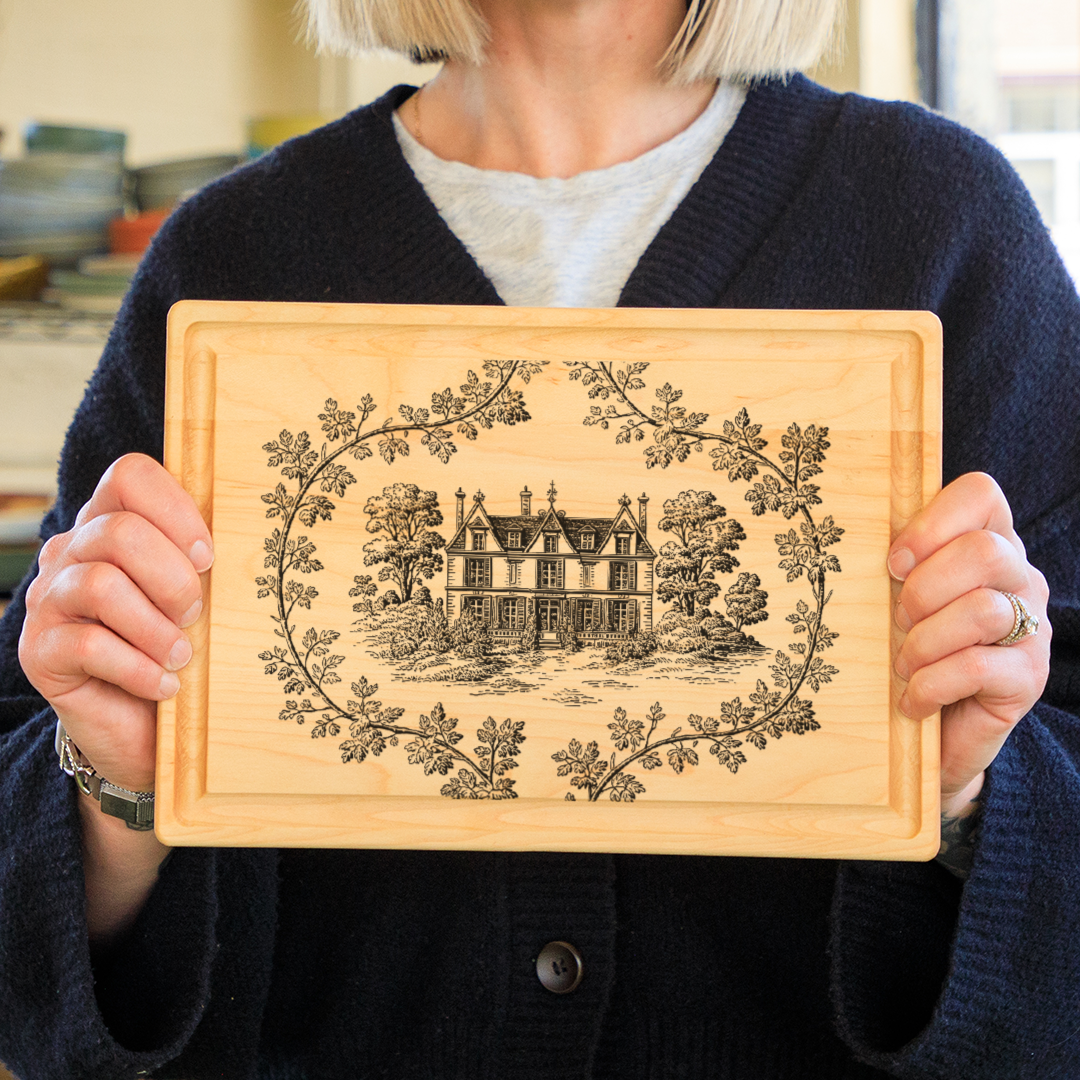 Rosewood Manor Cutting Board Kit