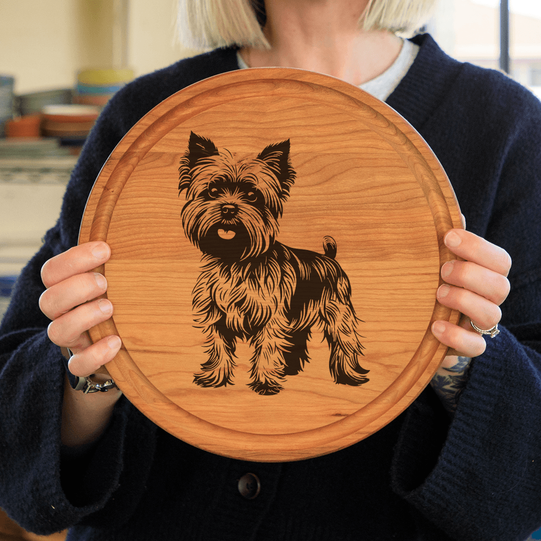 Yorkshire Terrier Mesh Stencil - Reusable & Adhesive (8.5x11")