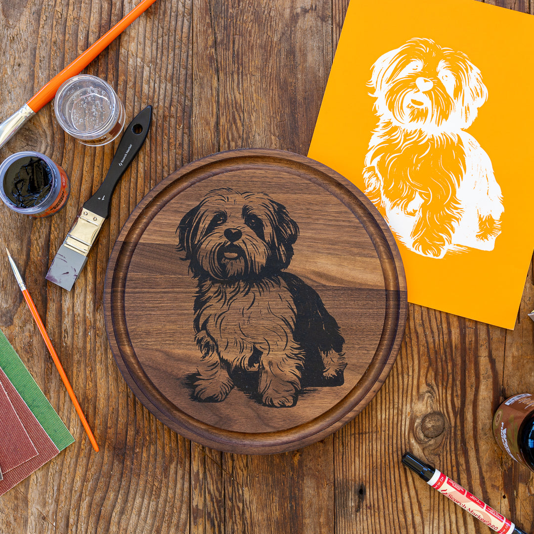Havanese Cutting Board Kit