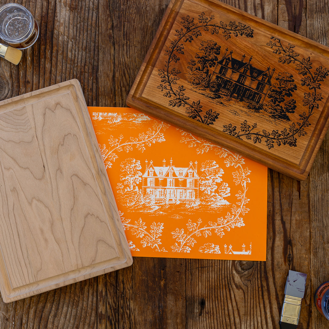 Rosewood Manor Cutting Board Kit