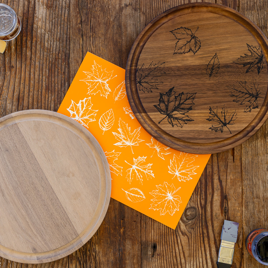Fall Leaves Cutting Board Kit