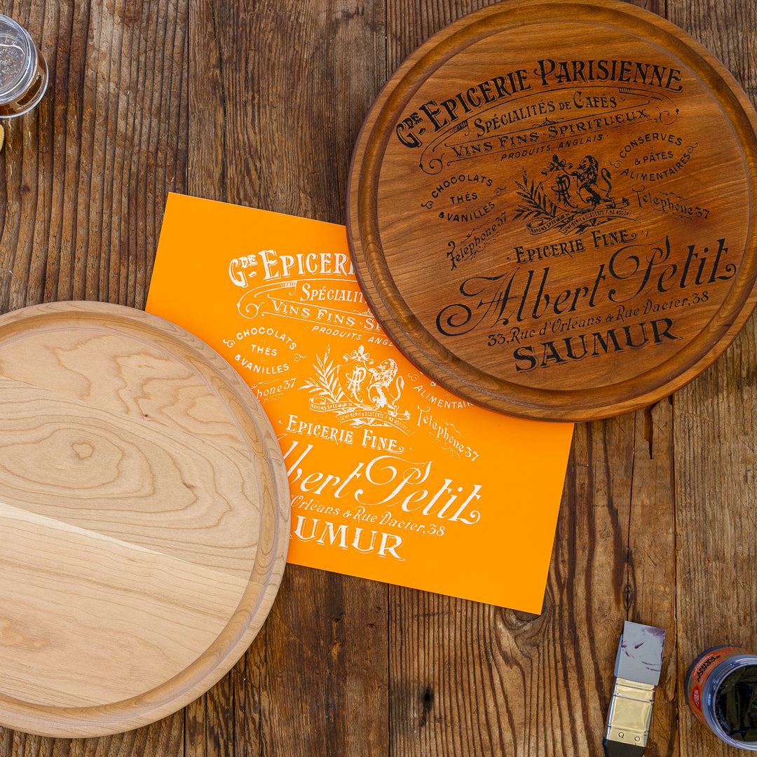 French Epicerie Cutting Board Kit