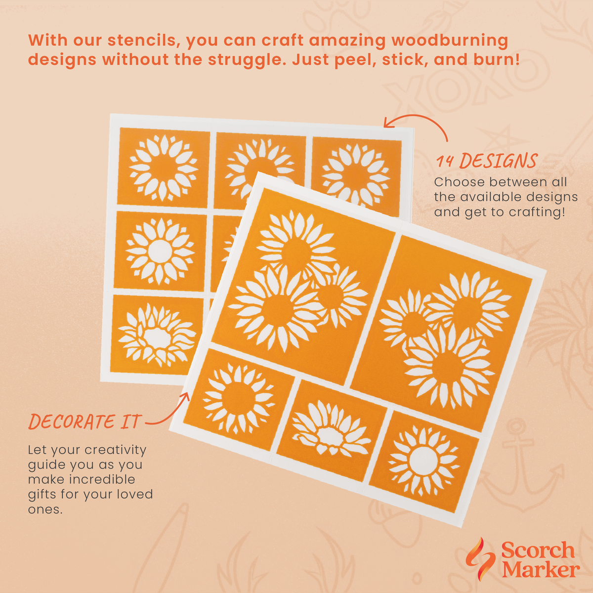 Vinyl Stencils Scorch Marker