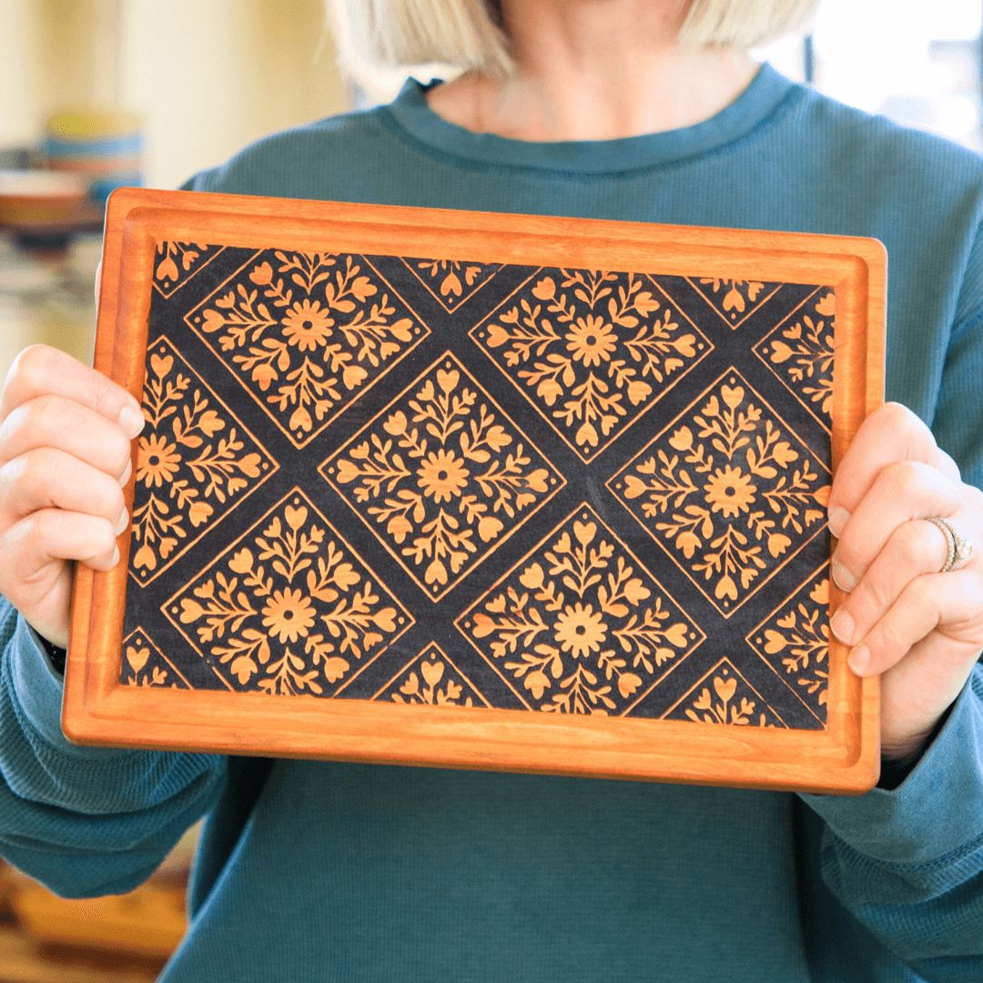 Heirloom Garden Mesh Stencil - Reusable & Adhesive (8.5x11")
