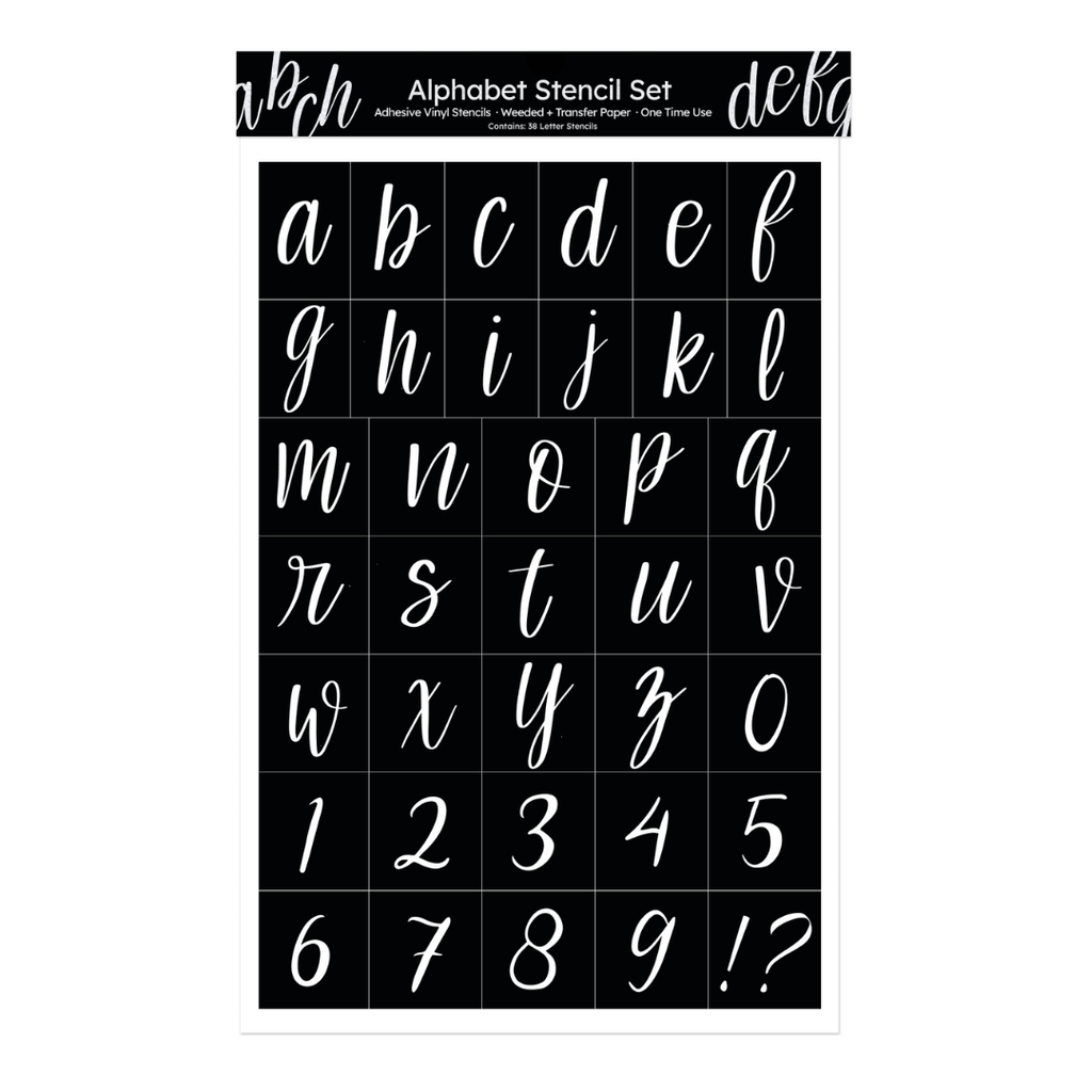 Alphabet Stencil Pack
